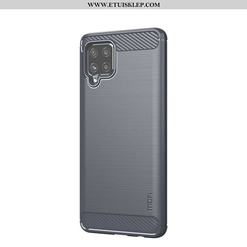 Etui do Samsung Galaxy A42 5G Szczotkowane Włókno Węglowe Mofi